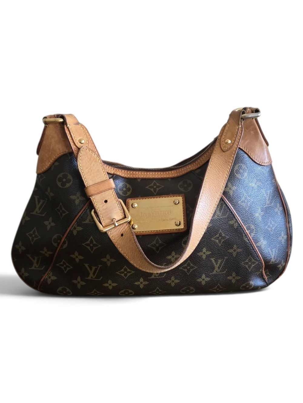 Louis Vuitton Brown Monogram Canvas Shoulder Bag